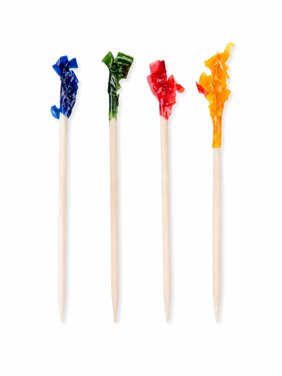 Frill Cocktail Picks, 100 Count — White background hero