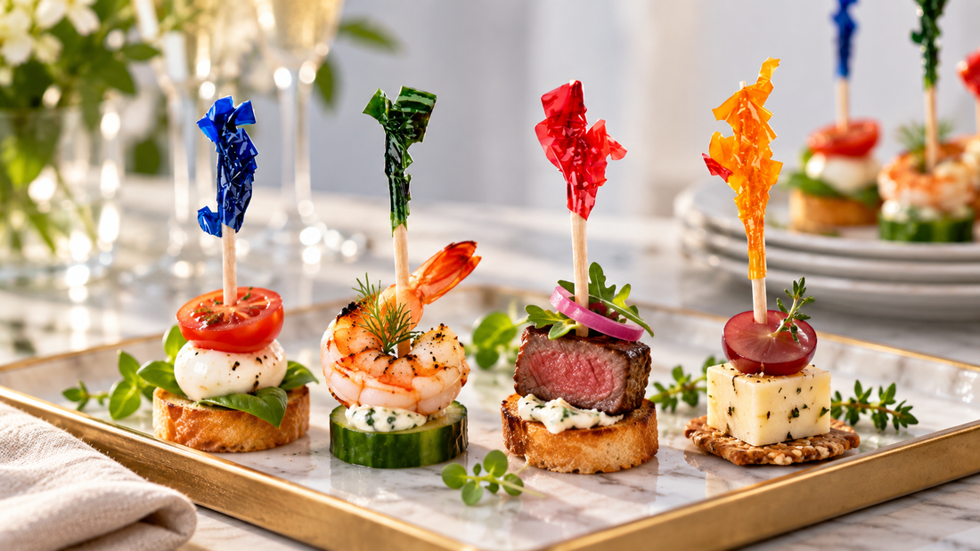 Uncommon Pick frill picks served with appetizers
