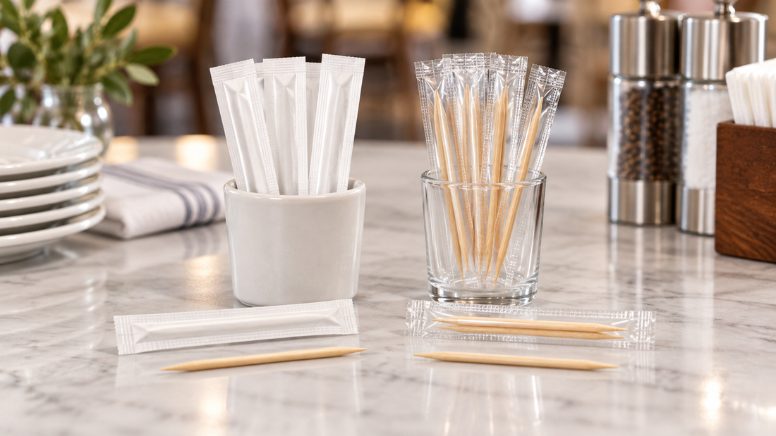 Uncommon Pick paper and clear wrapped toothpick formats