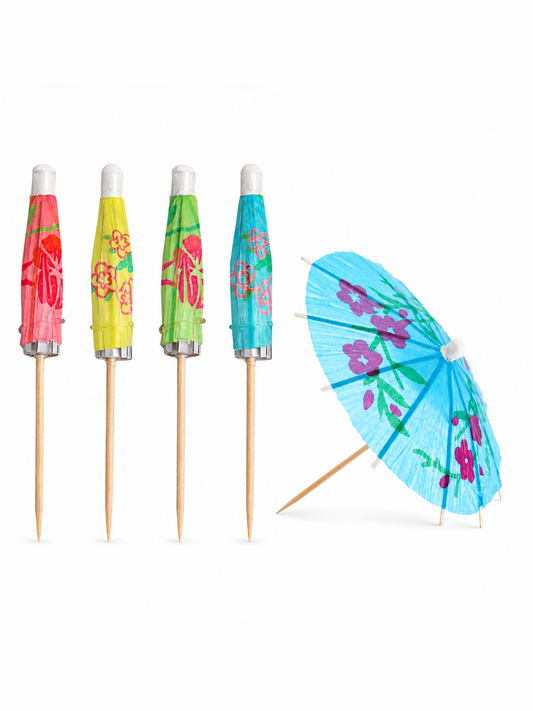 4-Inch Multicolor Octagonal Cocktail Umbrella Picks (UC-UMB-005-OCT) exact featured reference