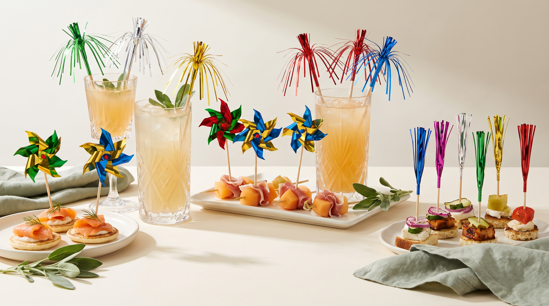 Firework and frill picks collection banner