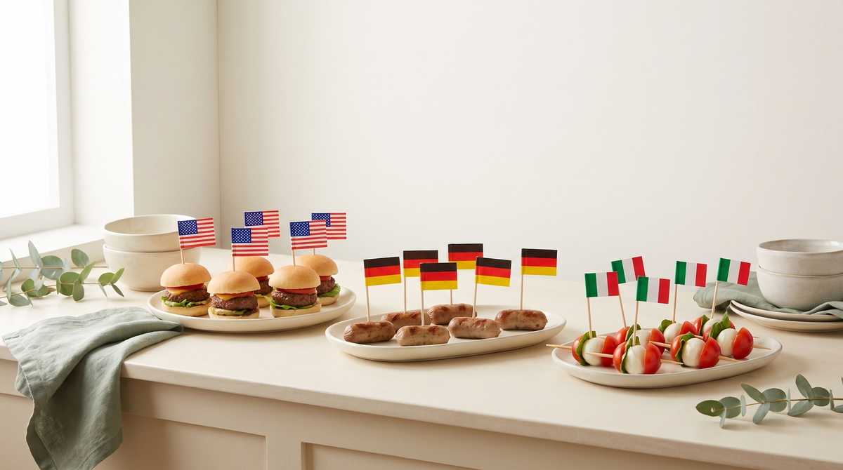 Fähnchenzahnstocher: Standard und individuell bedruckt