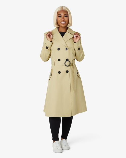 Spring/Summer Double Breasted Trench Mac Coat (1201-SP)