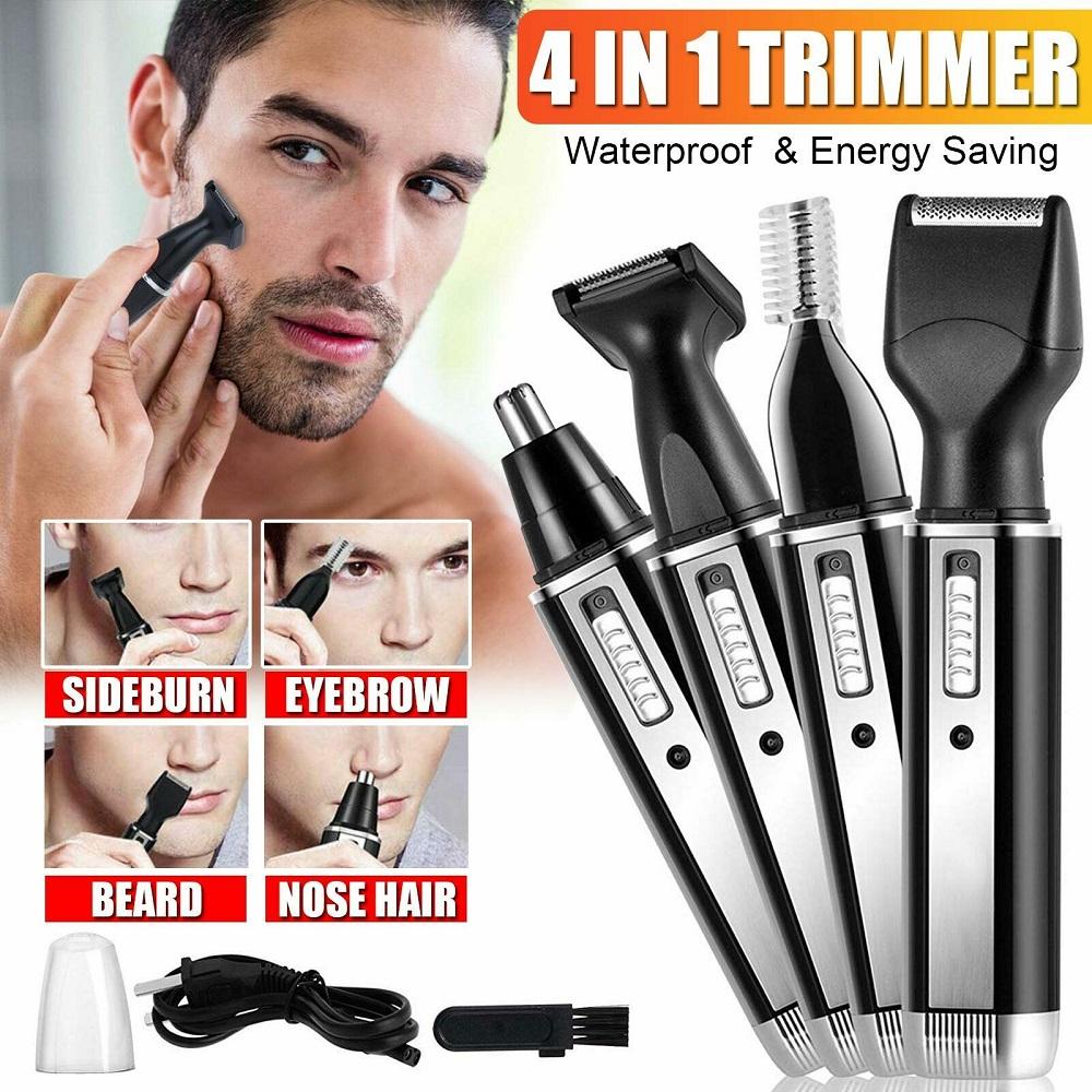 4 In 1 Electric Shaving Nose Ear Trimmer Safety Face Beard Care