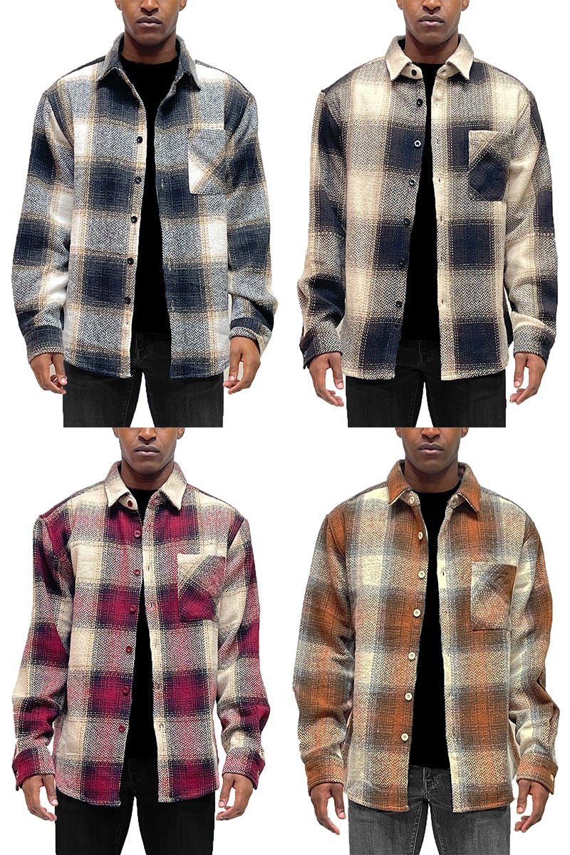 Flannel Combo Shacket