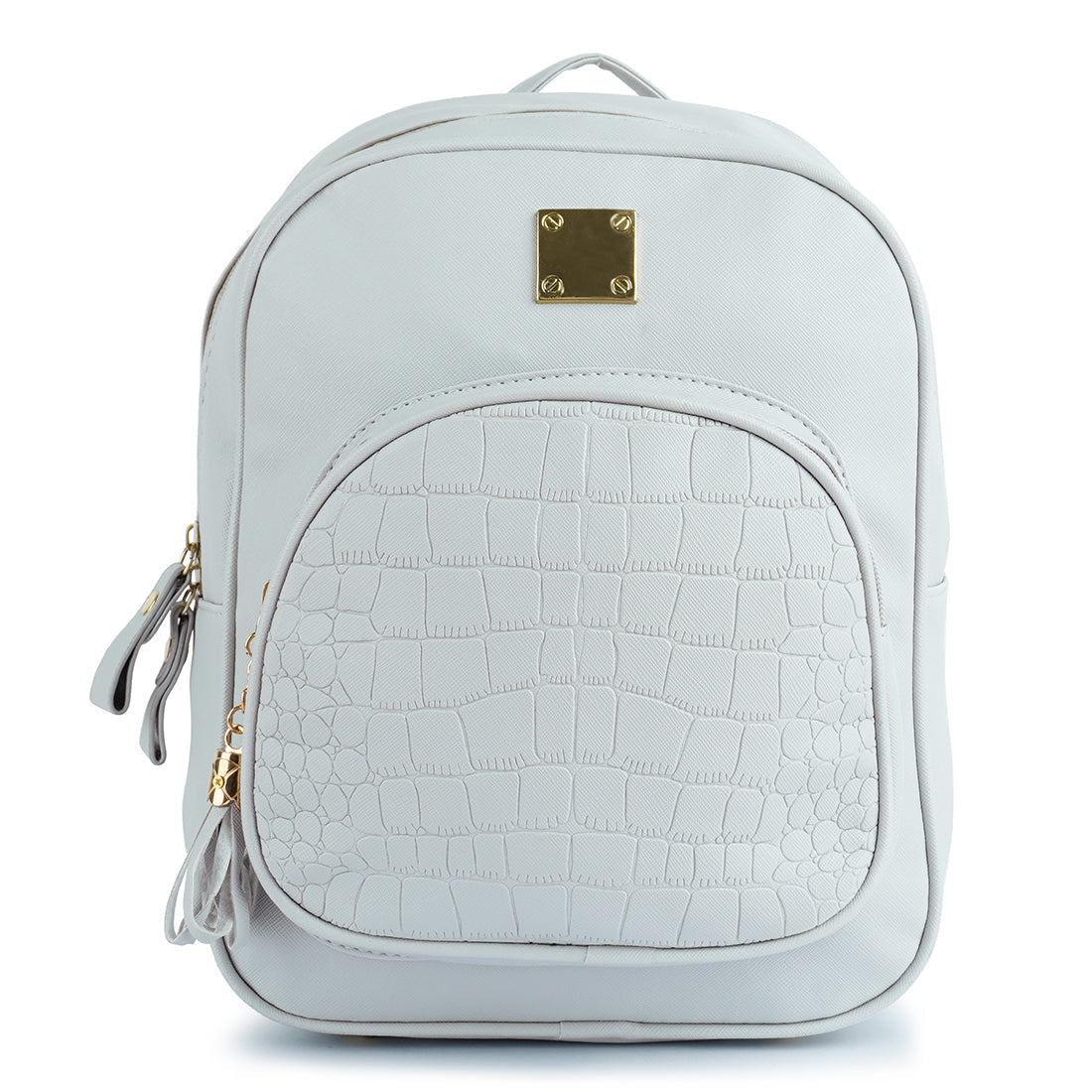 Croc Patterned Mini Backpack