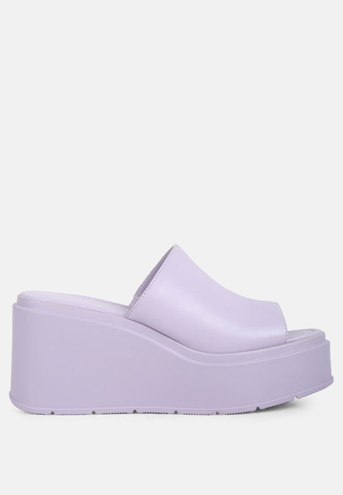 Chunky Slip On Platforms