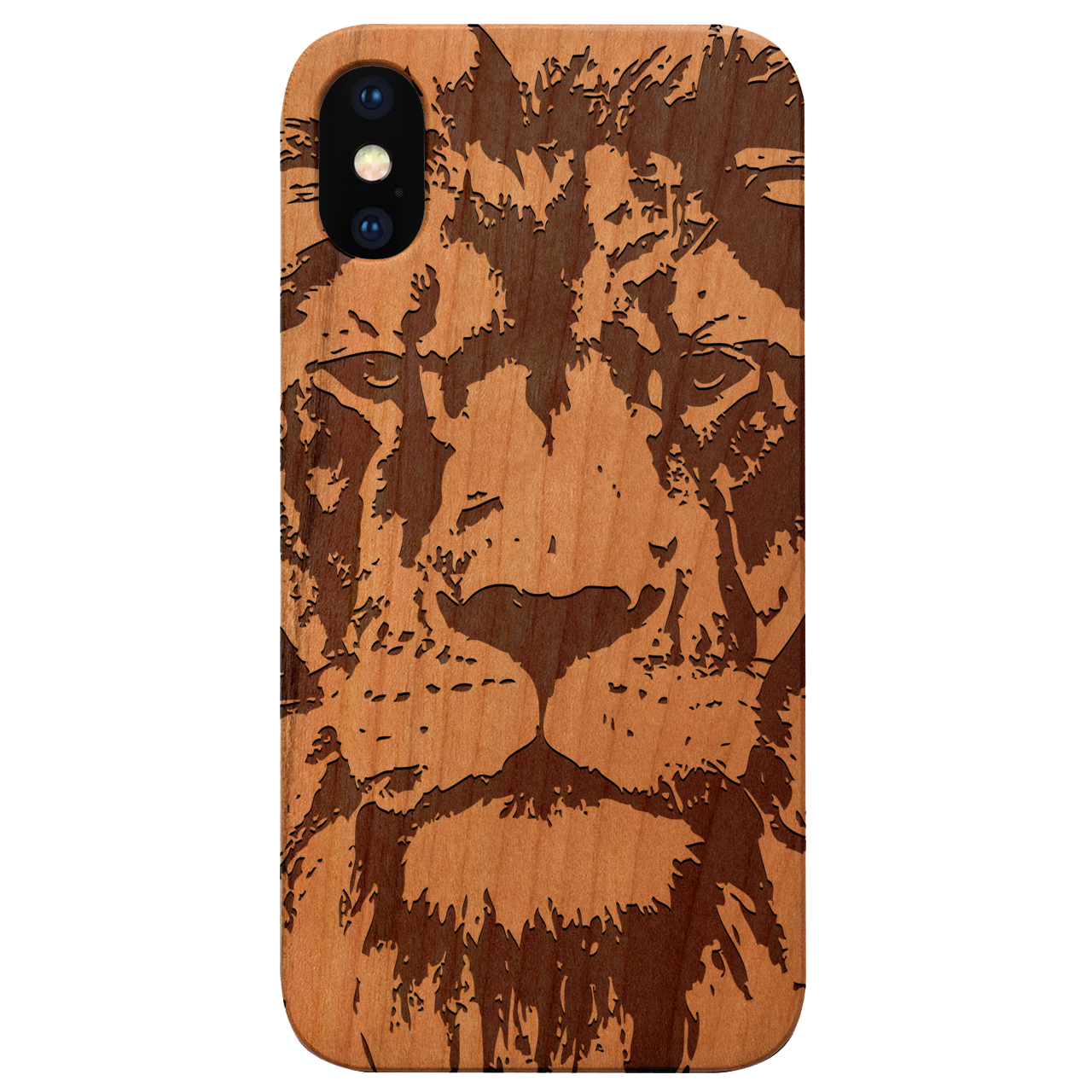 Lion Face 4 - Engraved