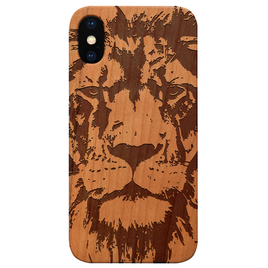 Lion Face 4 - Engraved