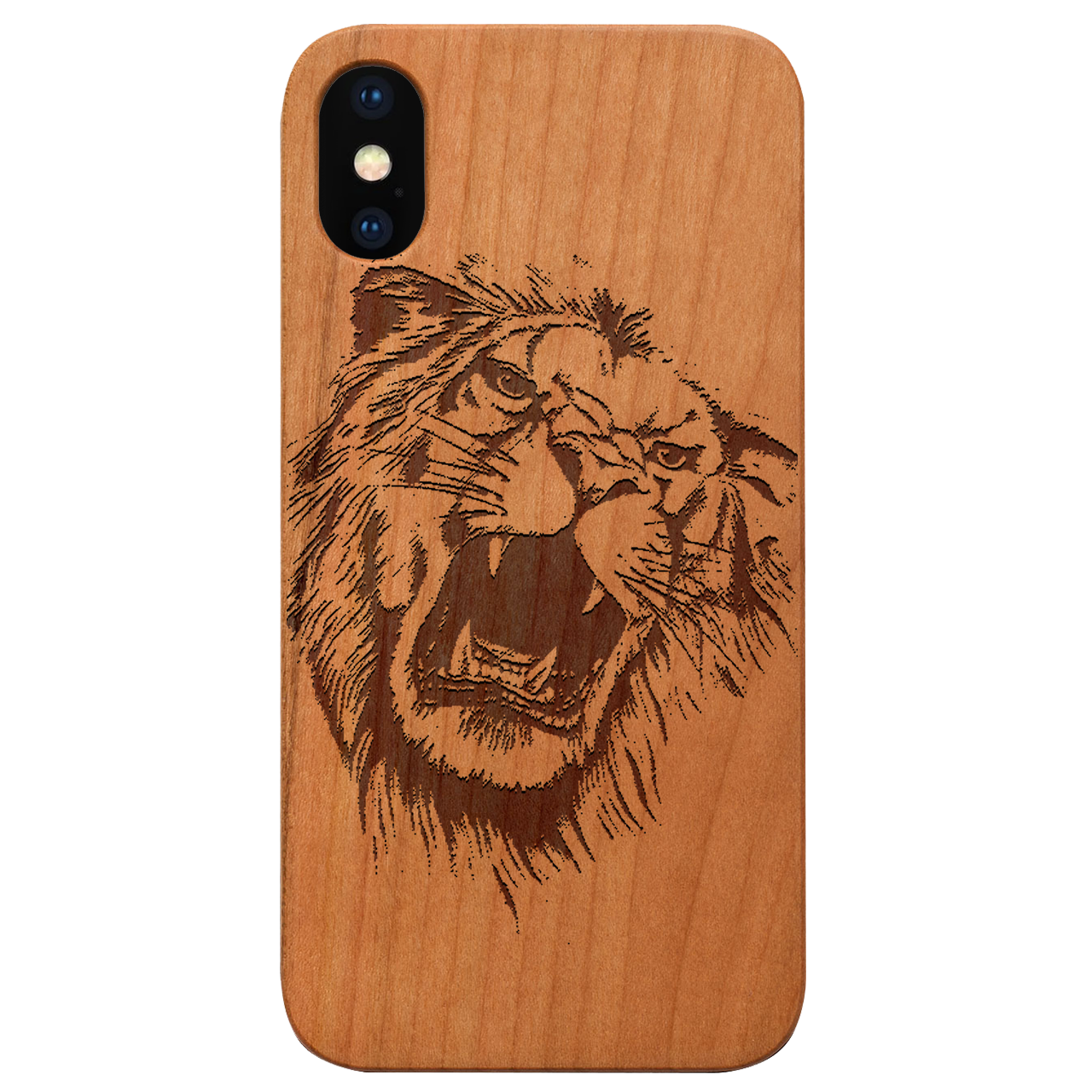 Lion Face 6 - Engraved