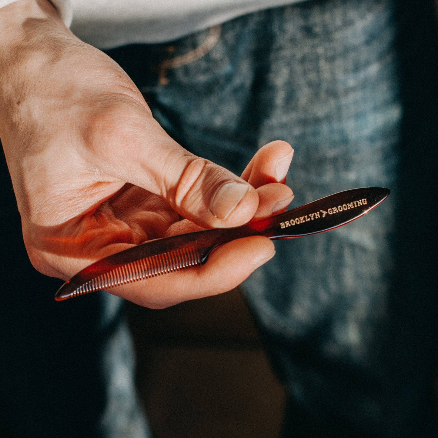 Men's Handmade Mustache - Beard Comb