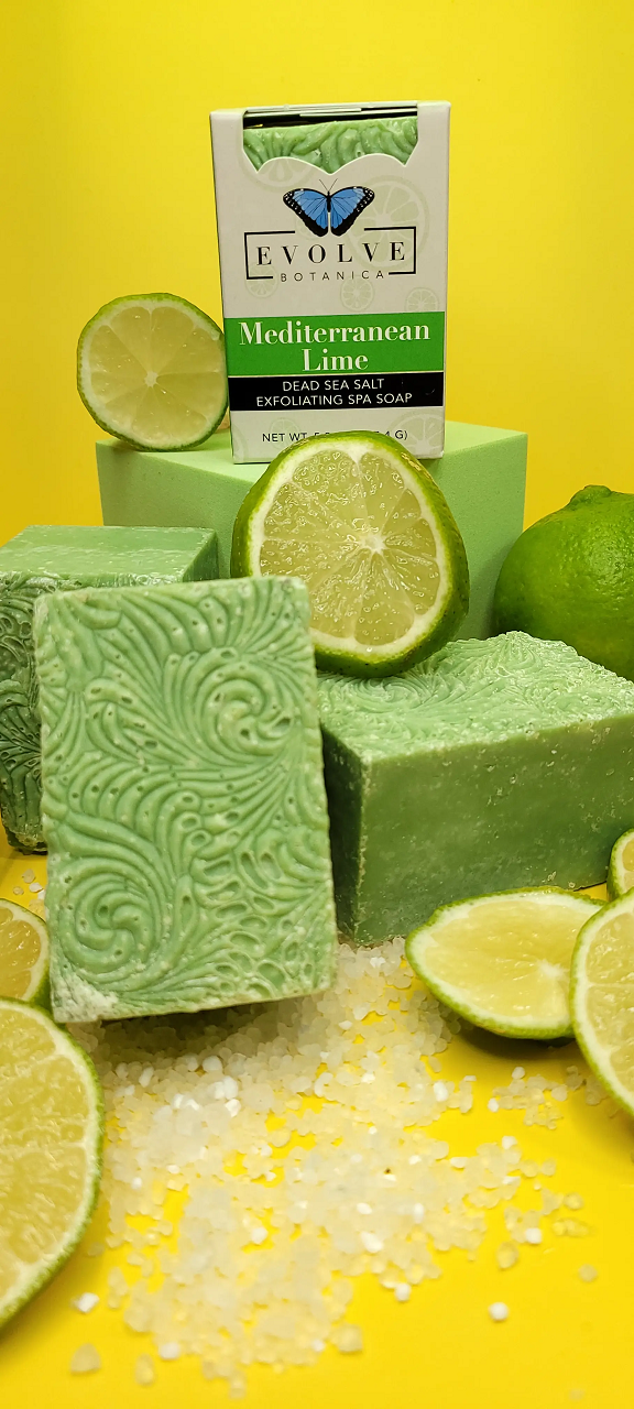 Specialty Soap - Mediterranean lime Salt Bar