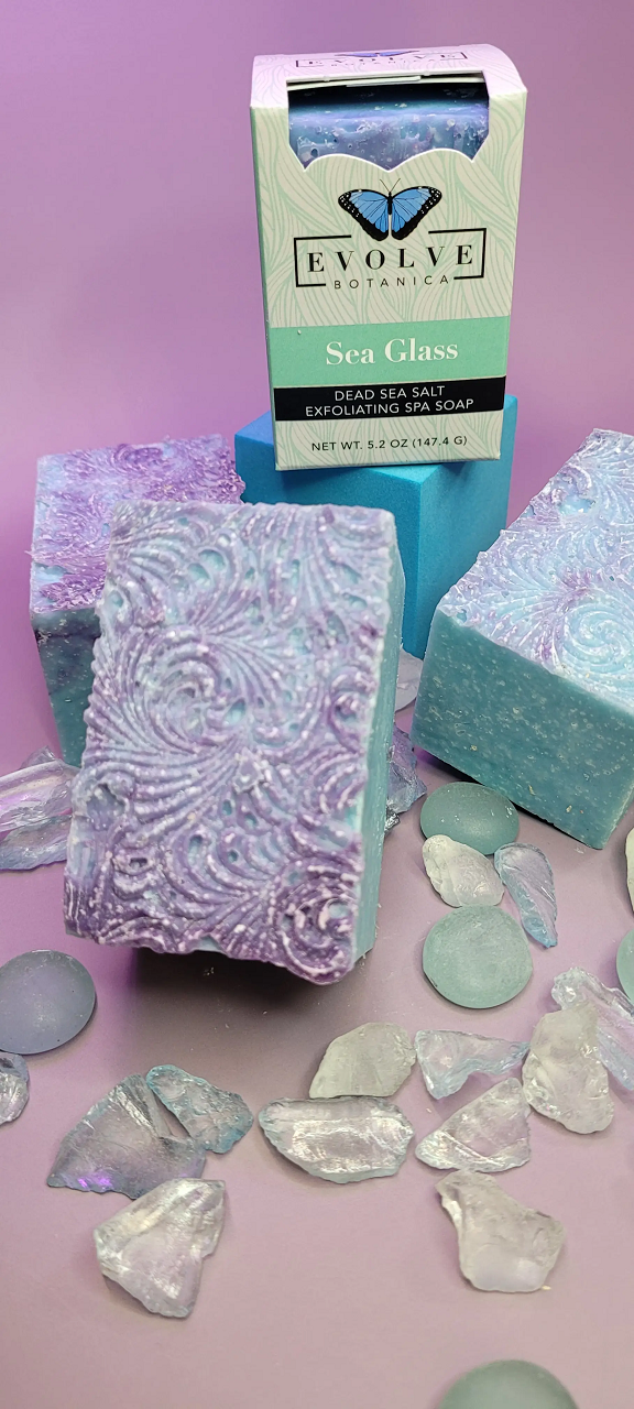 Specialty Soap - Sea GLass Salt Bar