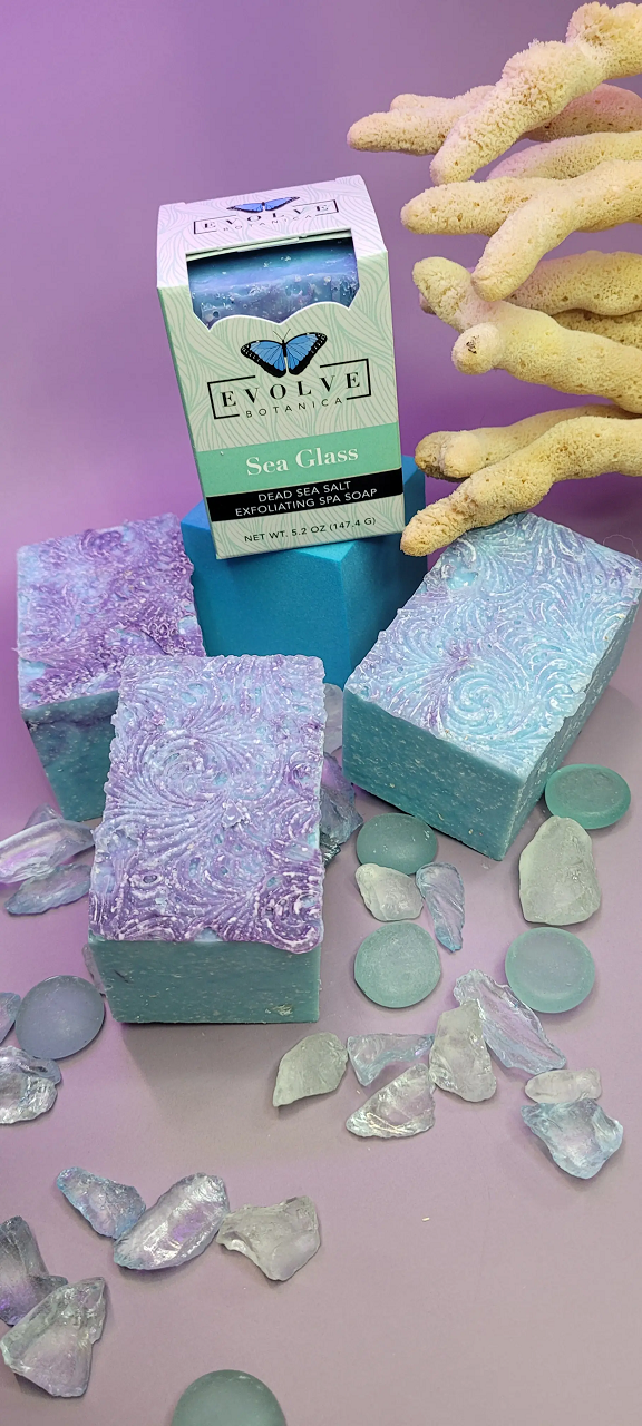 Specialty Soap - Sea GLass Salt Bar