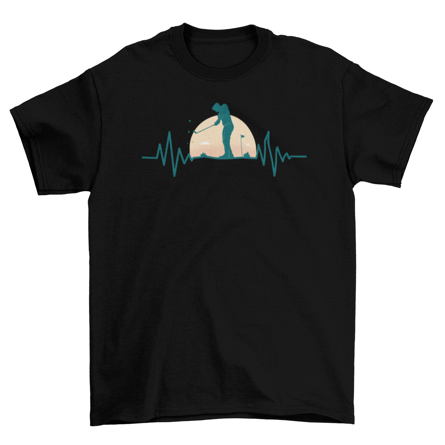 Golf Hearbeat T-shirt