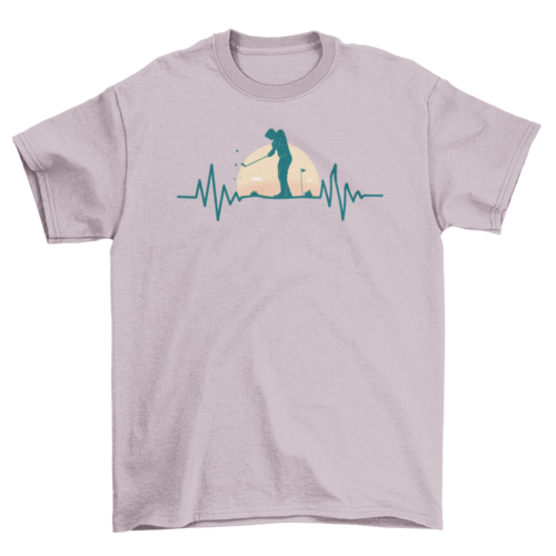 Golf Hearbeat T-shirt