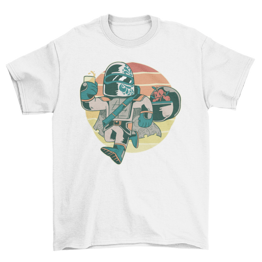 Warrior sunset t-shirt Men's