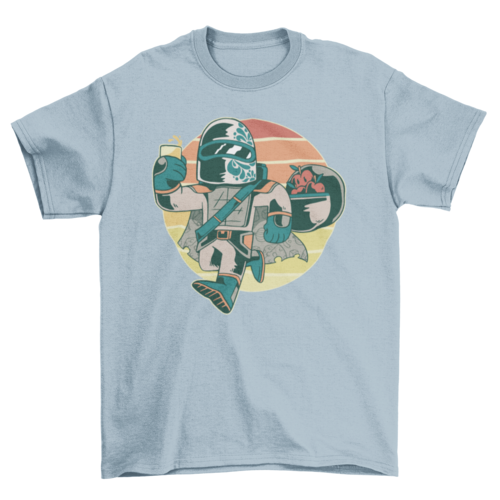 Warrior sunset t-shirt Men's