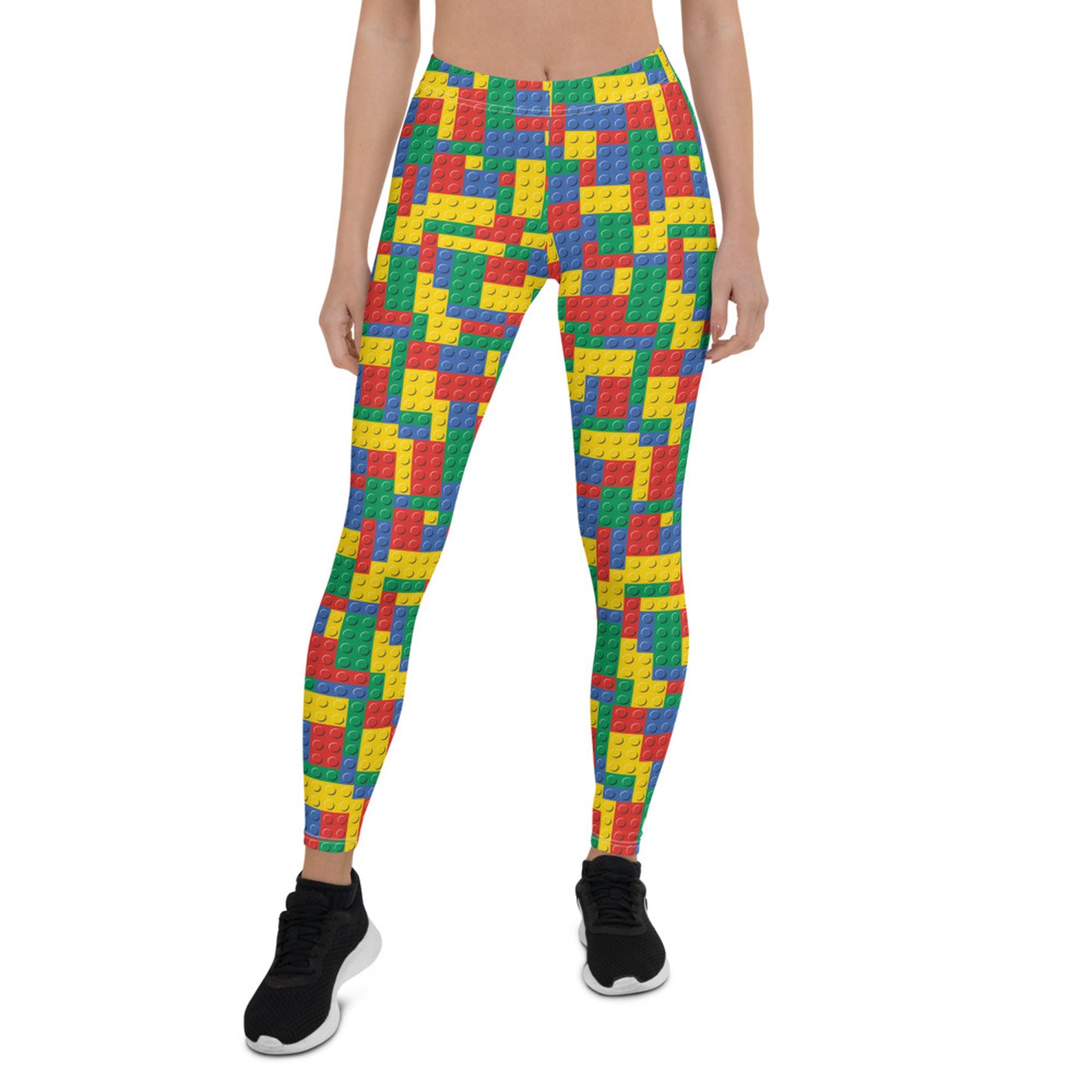 Women's Colorful Building Blocks Leggings