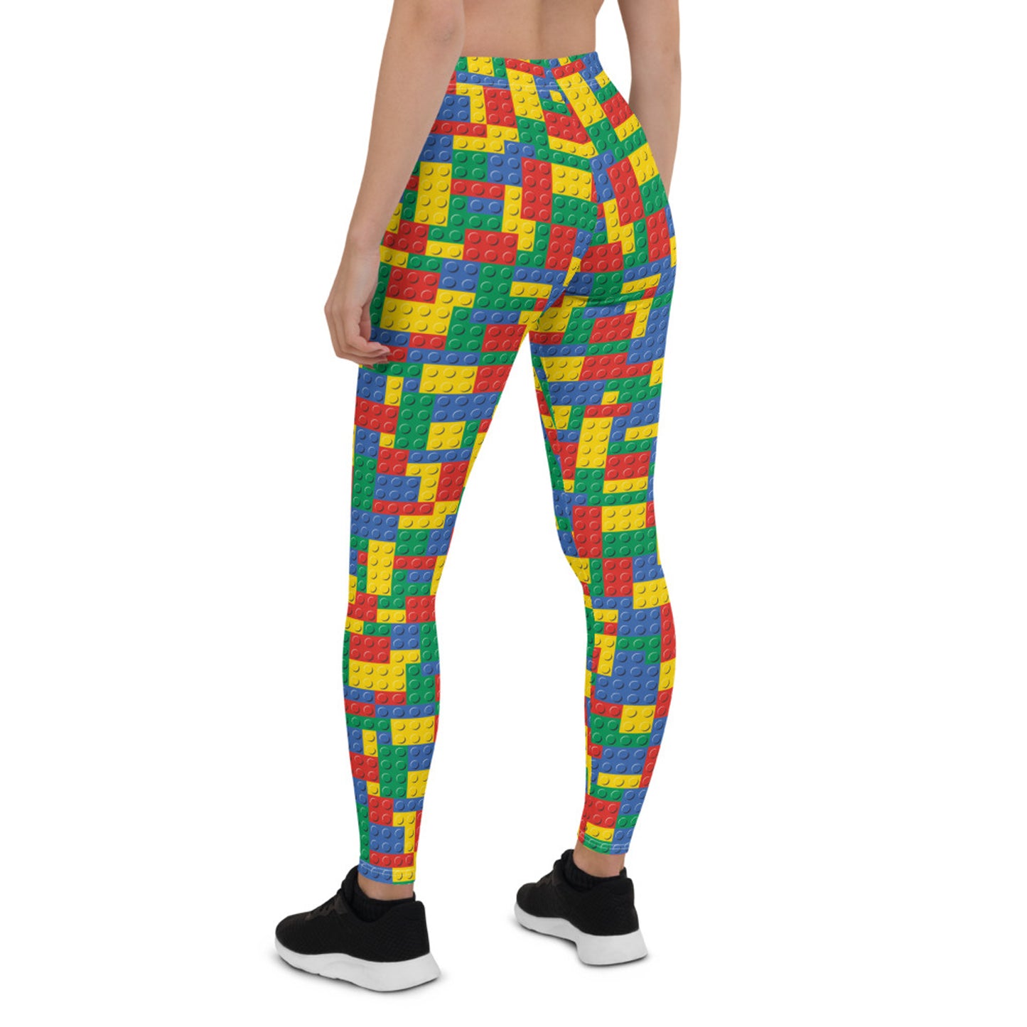 Women's Colorful Building Blocks Leggings