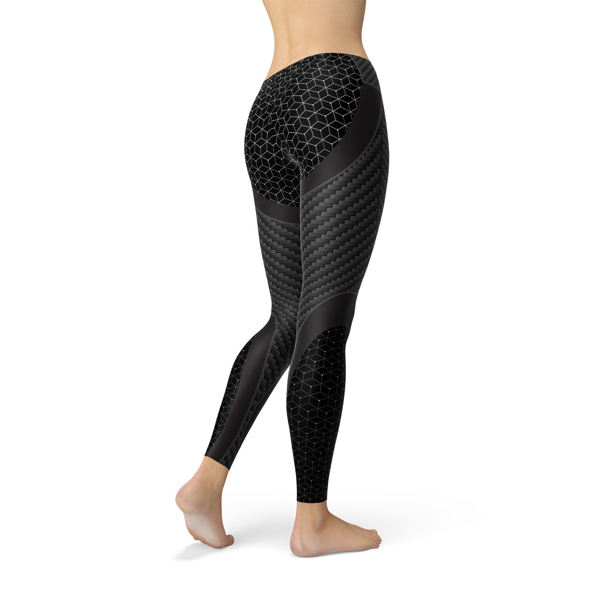 Women's Carbon Fiber Sports Leggings