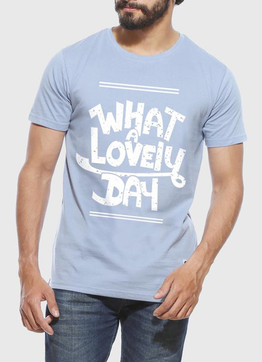 What a Lovely Day - Men's Yale Blue T-Shirt