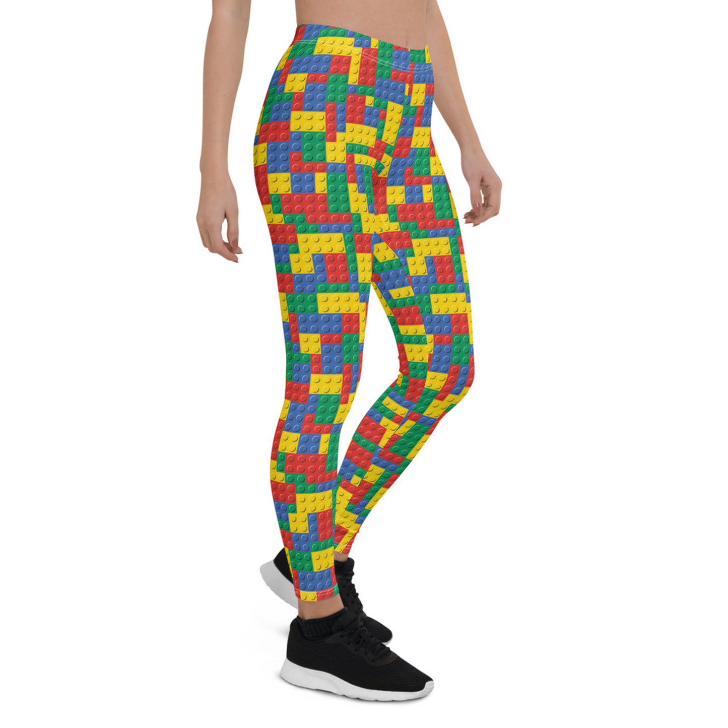 Women's Colorful Building Blocks Leggings