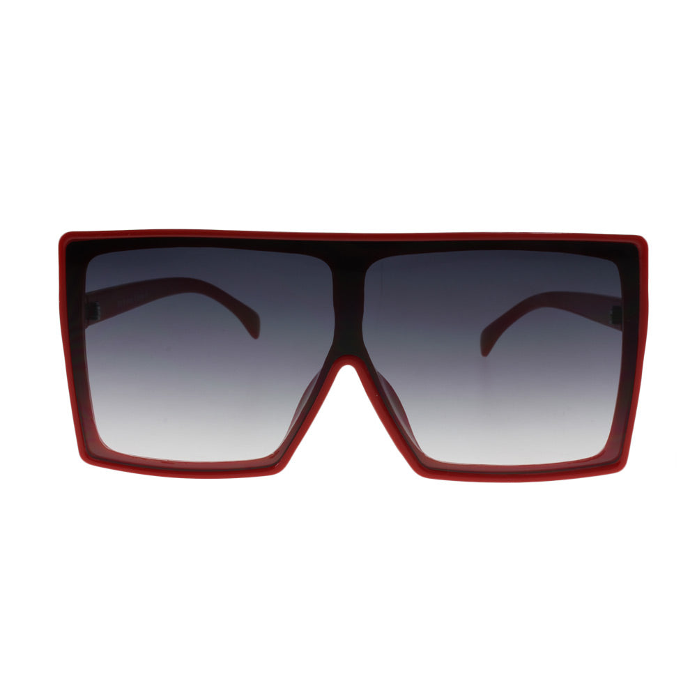 MQ Alva Sunglasses in Red / Smoke