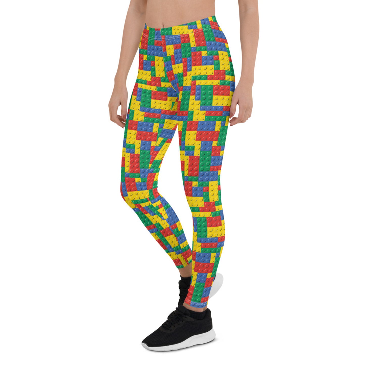 Women's Colorful Building Blocks Leggings