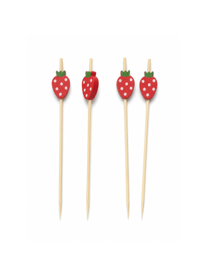 Strawberry Wood Picks, 100 Count — Multiple views (5 of 8)