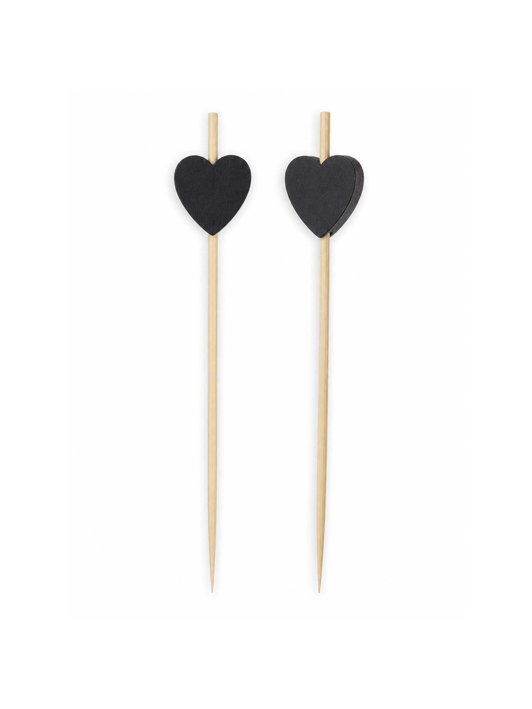 Black Heart Wood Picks, 100 Count — Product detail (3 of 8)