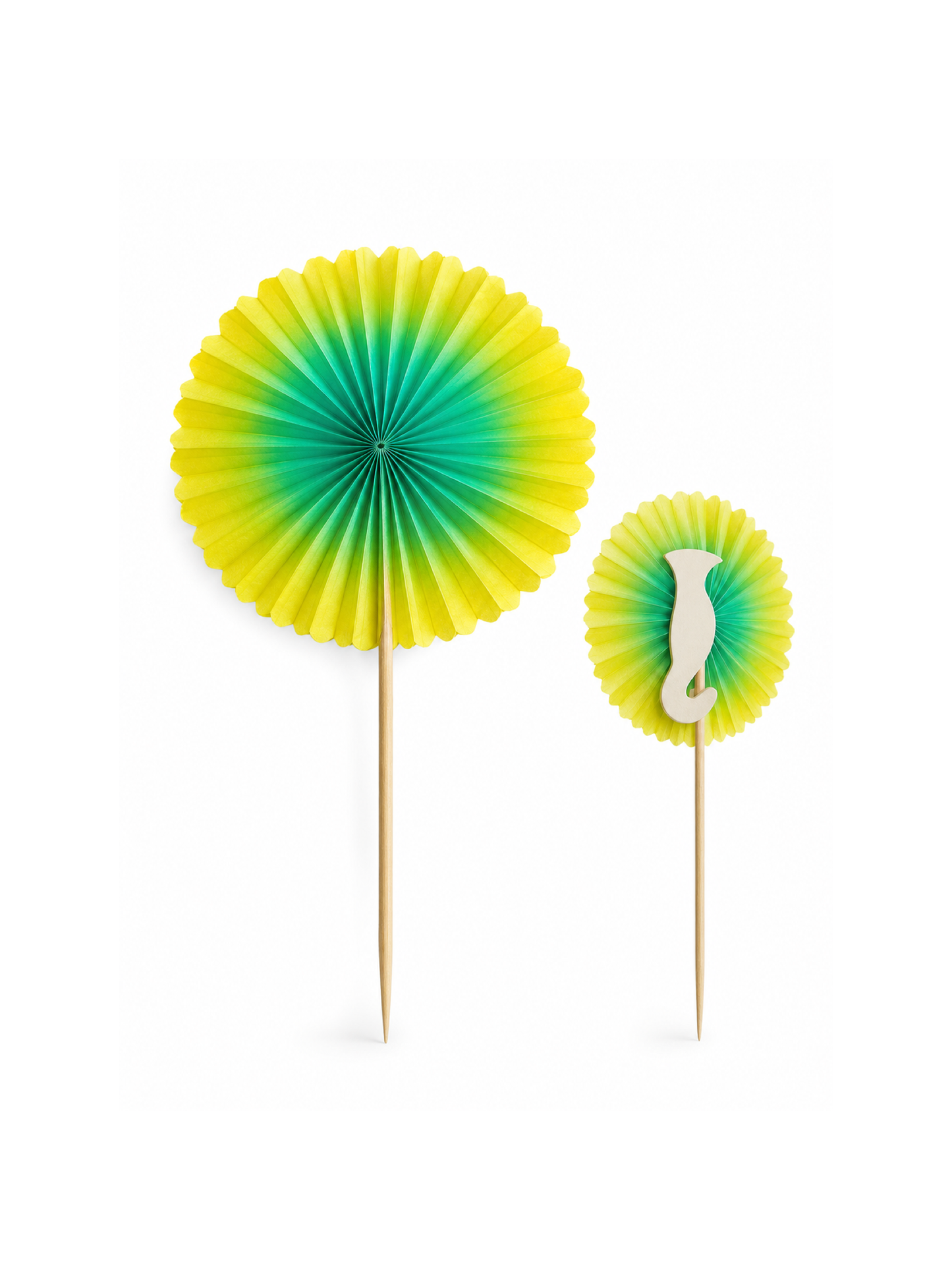 Peacock Fan Wood Picks, 100 Count — Product detail (3 of 8)