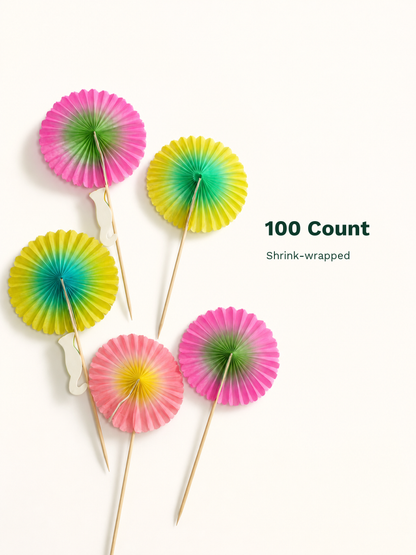 Peacock Fan Wood Picks, 100 Count — Pack facts (8 of 8)