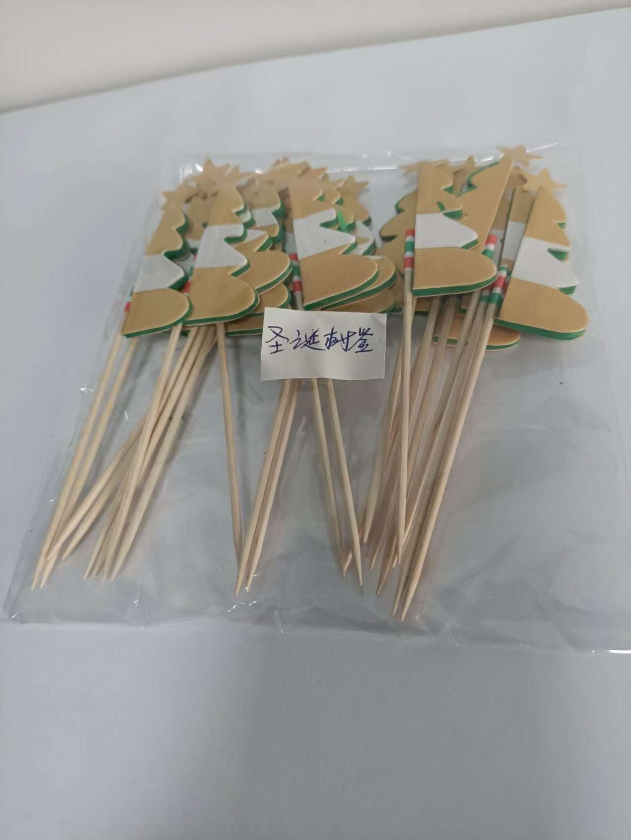 Christmas Tree Wood Picks, 100 Count
