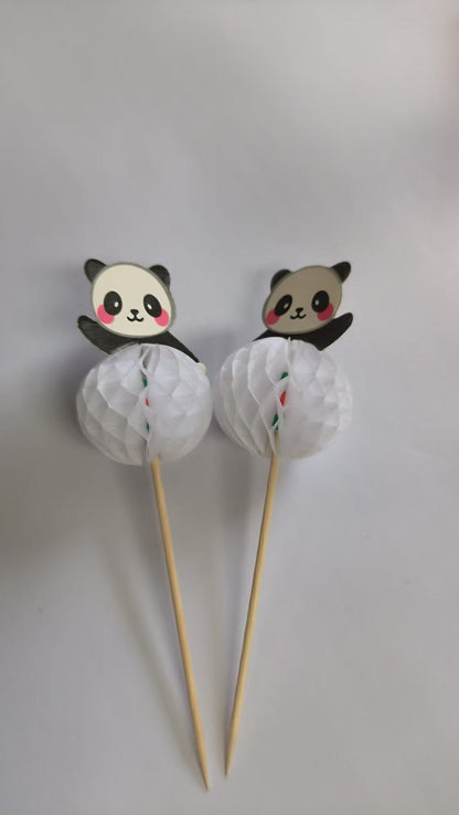 Panda Wood Picks, 100 Count