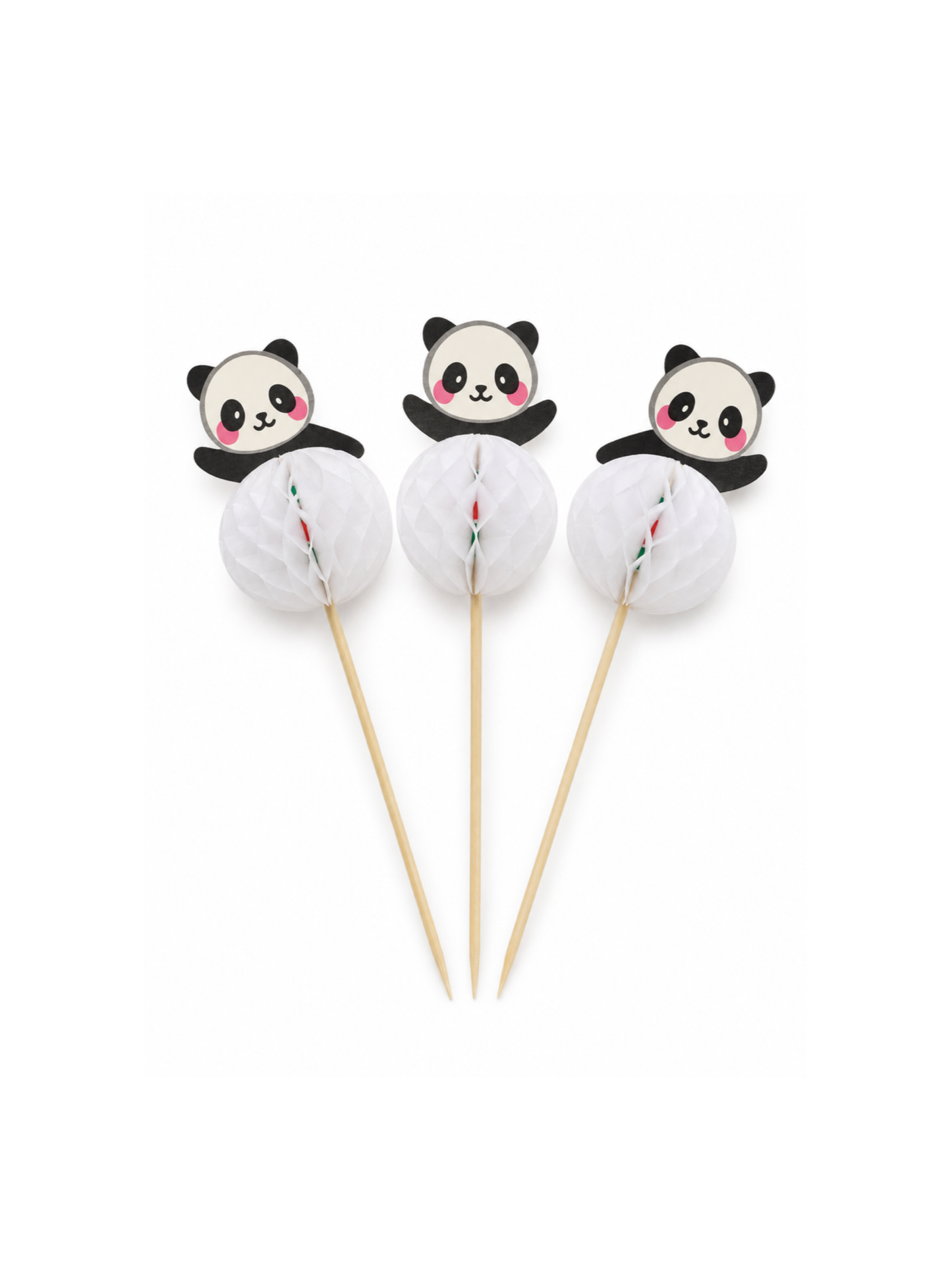 Panda Wood Picks, 100 Count — White background hero (1 of 8)