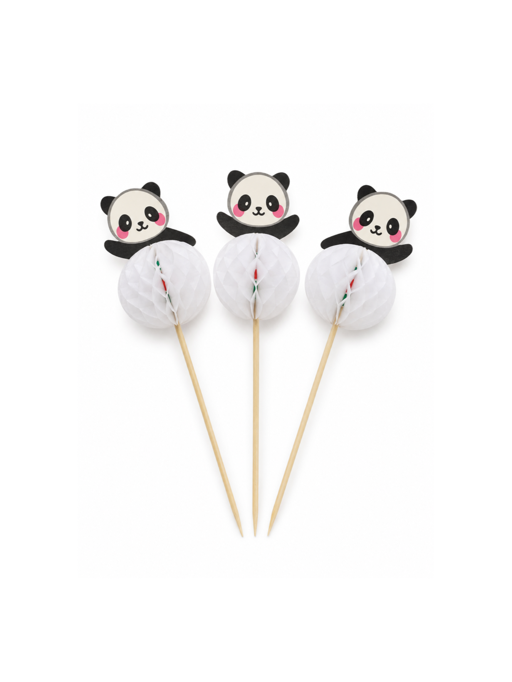 Panda Wood Picks, 100 Count — White background hero (1 of 8)