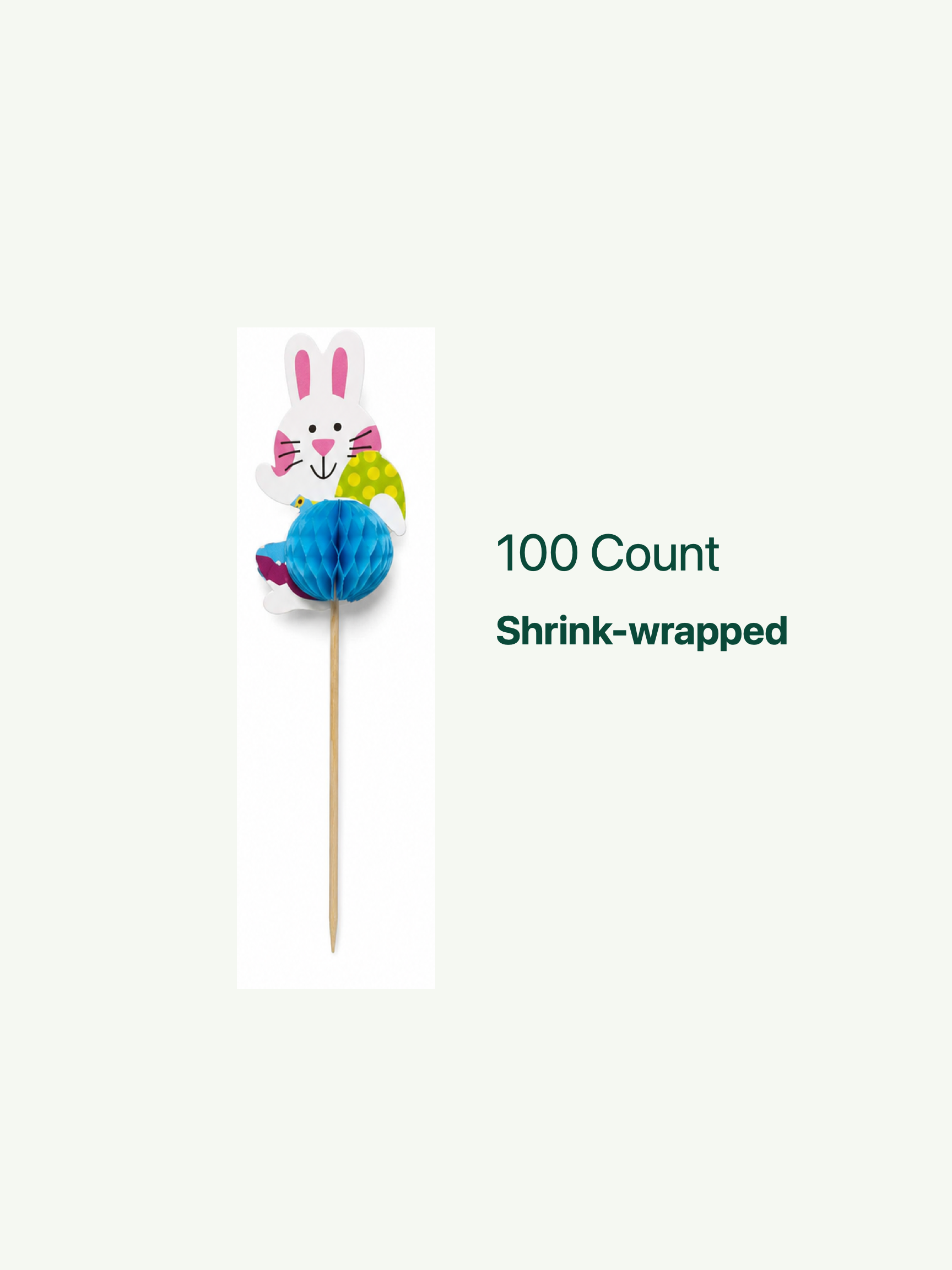 4-Inch Rabbit Party Picks, 100 Count — PDP image 8 of 8