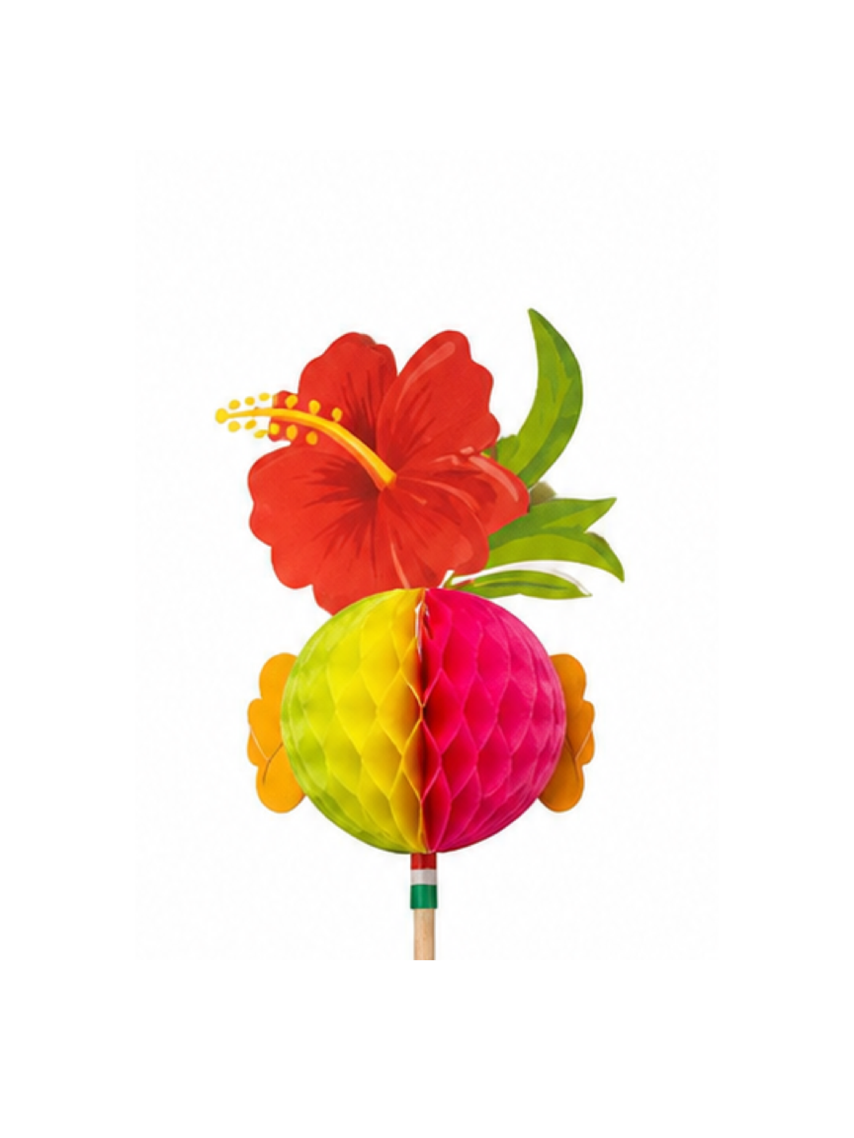4-Inch Hibiscus Party Picks, 100 Count — PDP image 3 of 8