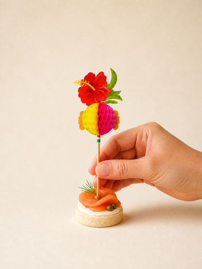 4-Inch Hibiscus Party Picks, 100 Count — PDP image 4 of 8