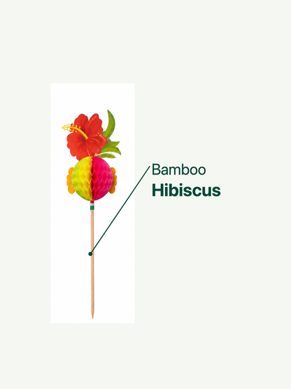 4-Inch Hibiscus Party Picks, 100 Count — PDP image 6 of 8
