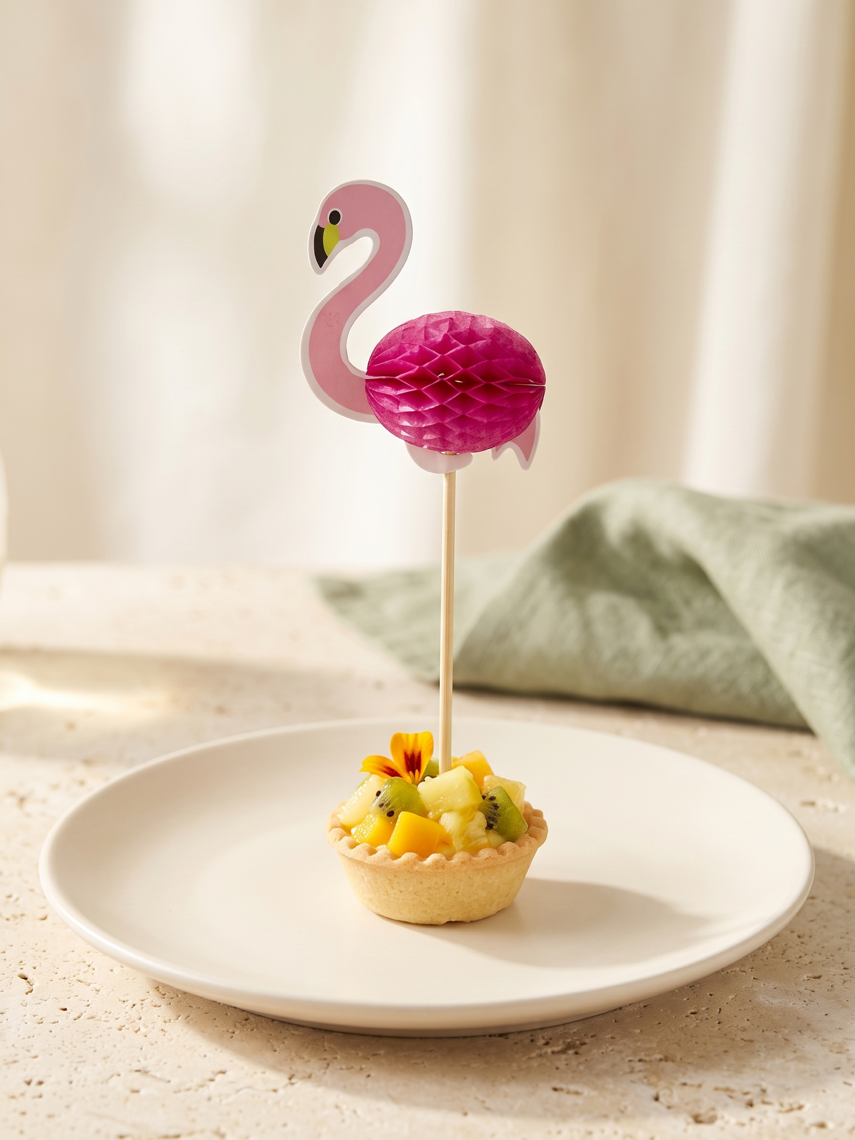 4-Inch Pink Flamingo Party Picks, 100 Count — PDP 02
