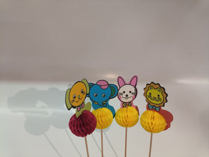 4-Inch Assorted Animal Party Picks, 100 Count detail 1