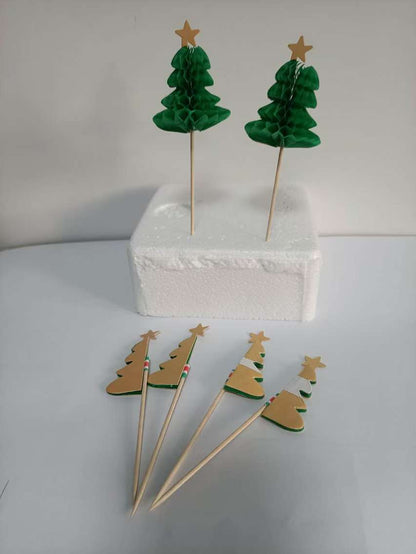 4-Inch Christmas Tree Party Picks, 100 Count detail 1