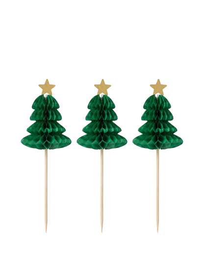 4-Inch Christmas Tree Party Picks, 100 Count — temporary PDP 01