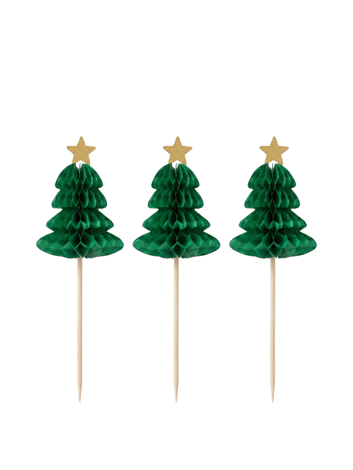 4-Inch Christmas Tree Party Picks, 100 Count — temporary PDP 01