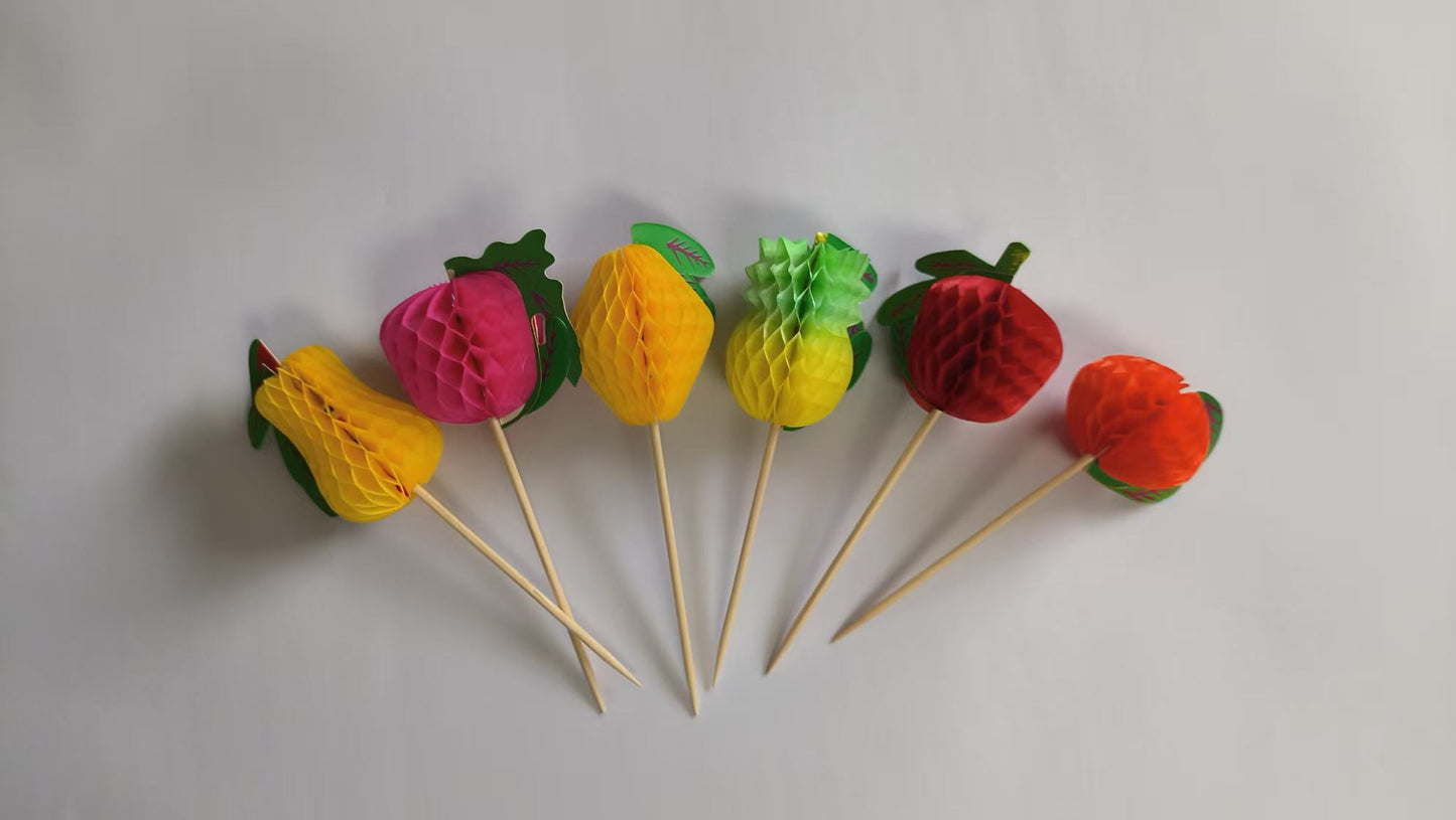Assorted Fruit Party Picks, 100 Count
