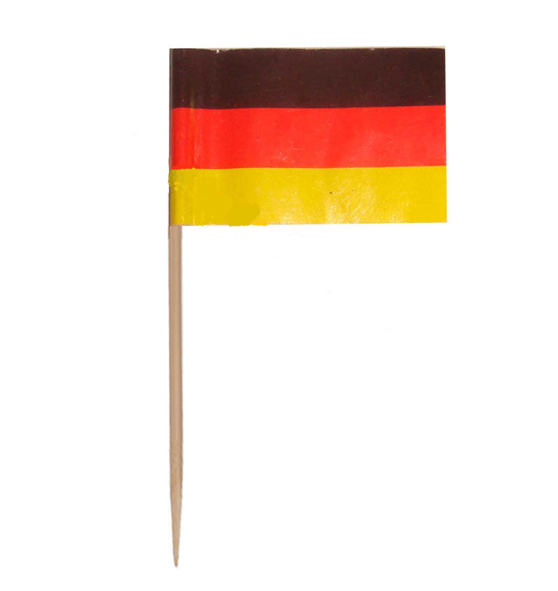 Germany Flag Picks, 100 Count