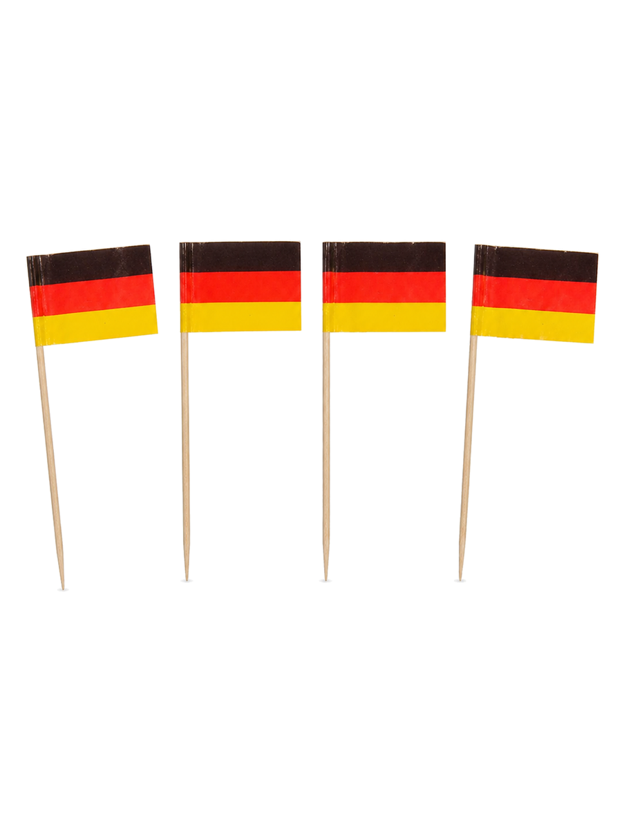 Germany Flag Picks, 100 Count — White background hero (1 of 8)