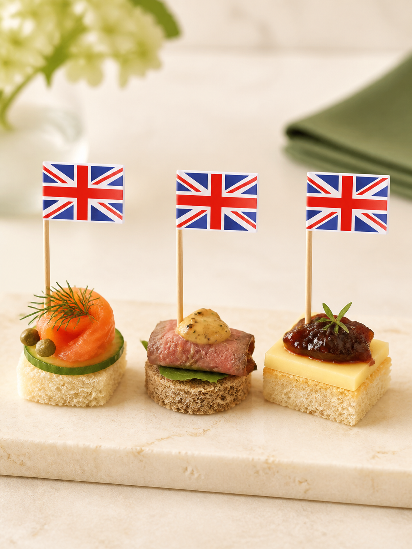 United Kingdom Flag Picks, 100 Count — Primary use scene (2 of 8)